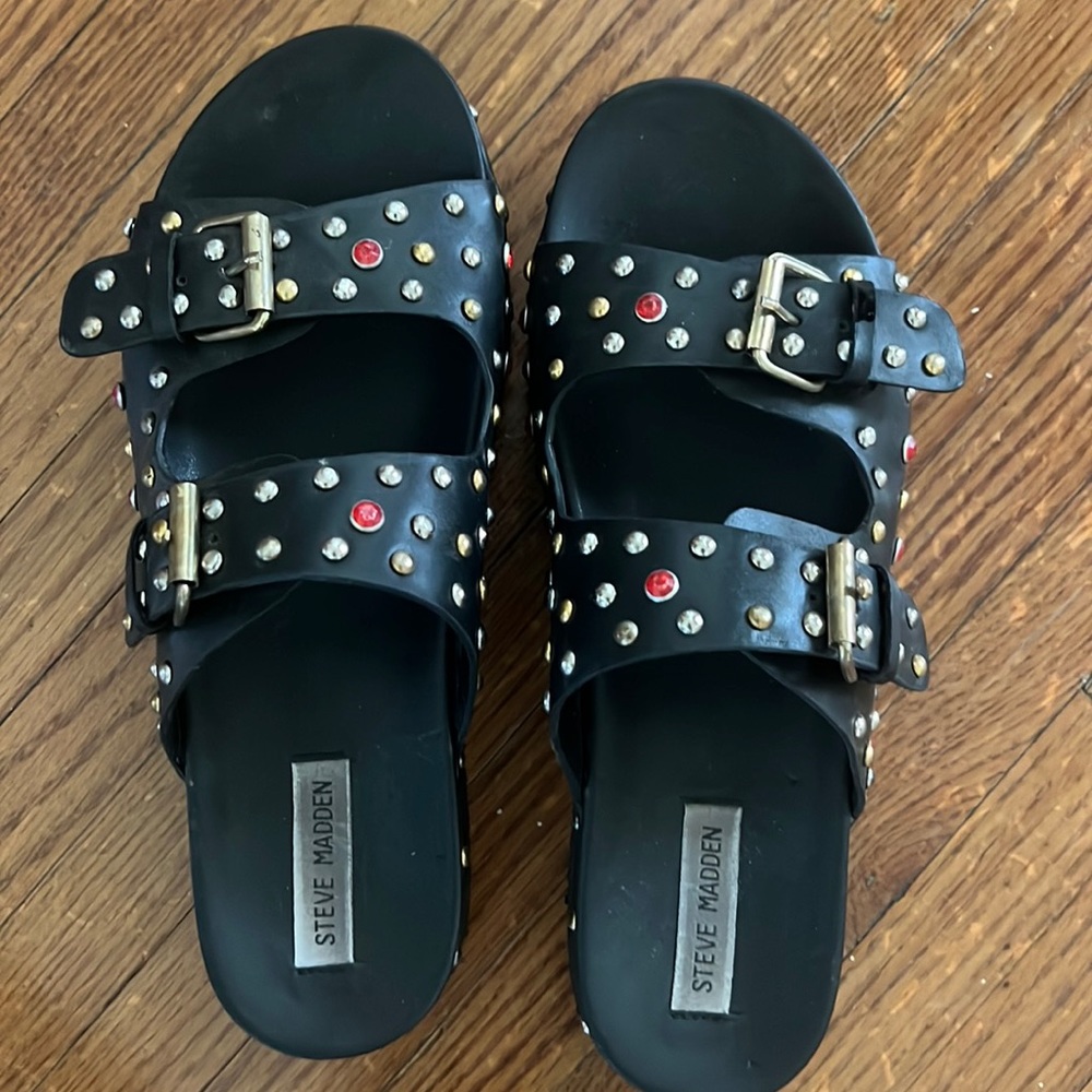 Steve Madden Slides. Size 9 - image 1